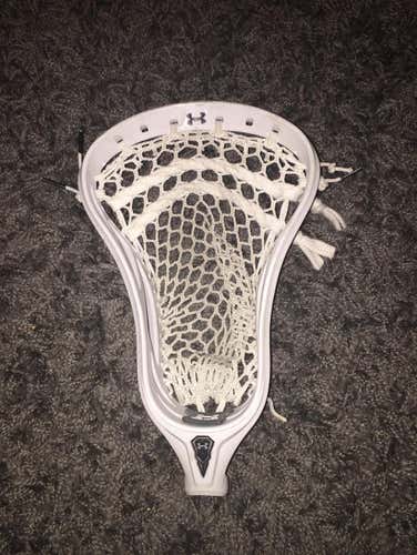 Under Armour Command D strung lacrosse head defense