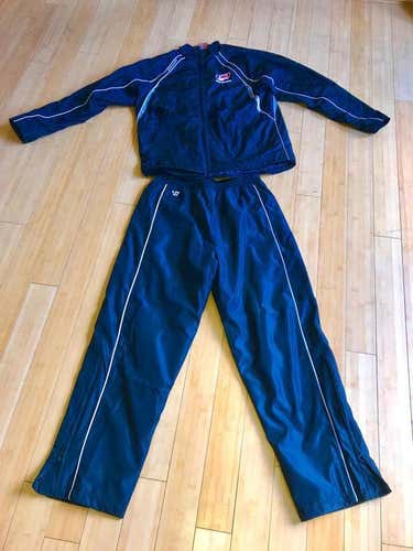 Junior Hurricanes Warm Up Jacket And Pants Both Size Large