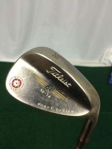 Titleist Vokey Spin Milled 56°-14° Wedge True Temper Dynamic Gold Wedge Flex