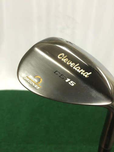 Cleveland CG15 Black Pearl Tour Zip Groove 56°-14° Wedge True Temper Wedge Flex