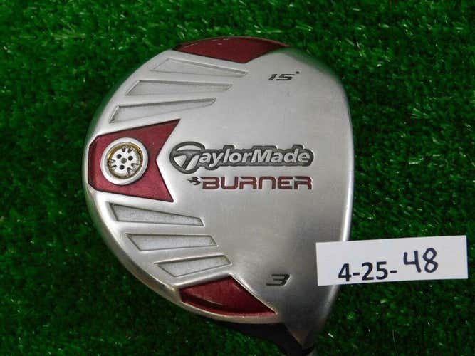 TaylorMade Burner Steel 15* 3 Wood REAX SuperFast 50 Regular Graphite (Firm Price.No Trades)