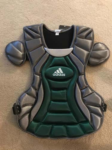 New Adidas Chest Protector Green Adult