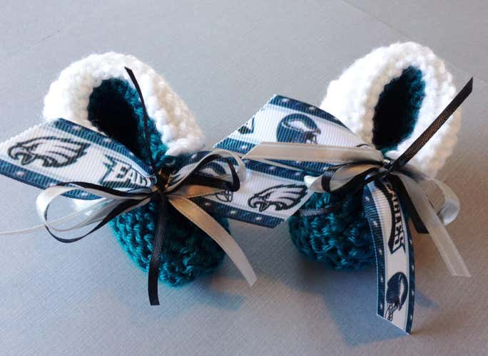Eagles Handmade Baby Booties