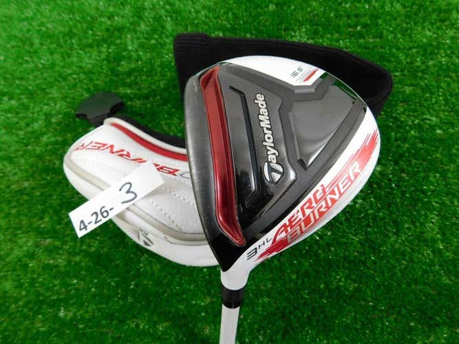 TaylorMade AeroBurner 16.5* Left Hand 3HL 3 HL Wood RUL-Z Regular Graphite w HC (Firm Price.No Trade