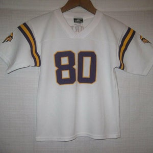 Minnesota Vikings Cris Carter Football Jersey kids boys L 7 white NFL