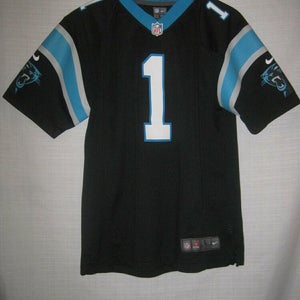 Carolina Panthers Cam Newton Nike Football Jersey kids boys L 14/16 black