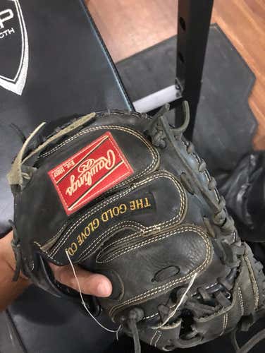 Black Rawlings Catchers Mitt