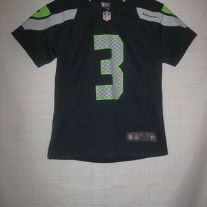 Seattle Seahawks Russell Wilson Nike On Field football jersey kids boys S 8