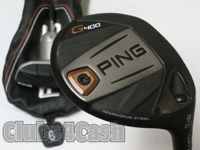 Ping G400 Fairway 23.5* 9 Wood ALTA CB 65 Regular  +Cover .. NICE   #34758