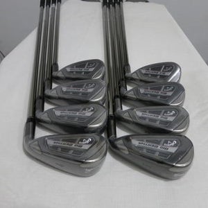 Callaway Big Bertha OS Iron Set - 4-PW, AW - Senior Graphite 2* Upright - NEW