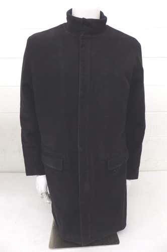 Kenneth Cole New York Fully Lined Longer Cut Black Cotton Jacket Men's Large