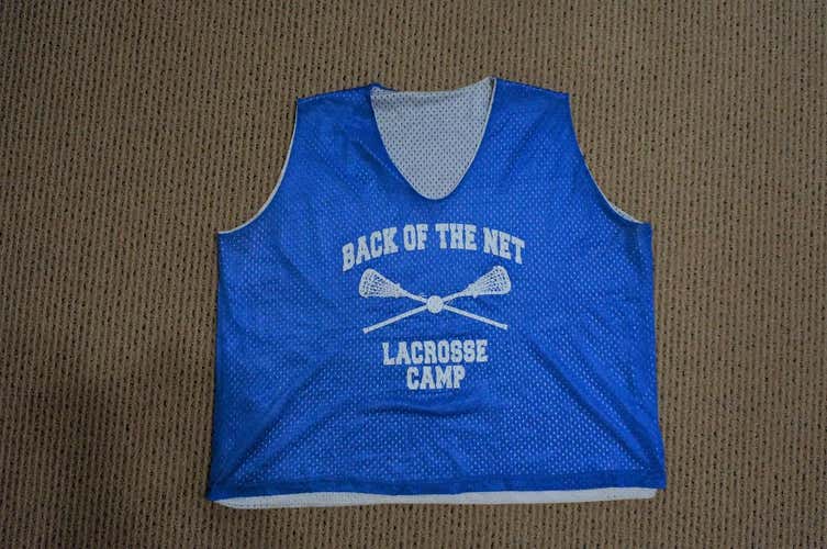 Reversible Back Of The Net Lacrosse Pinnie XL