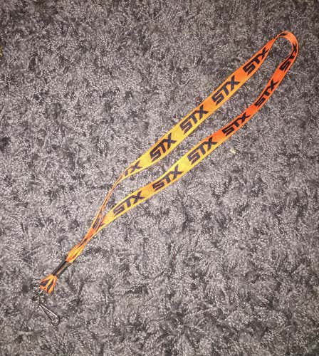 STX Lacrosse Lanyard Orange And Blue