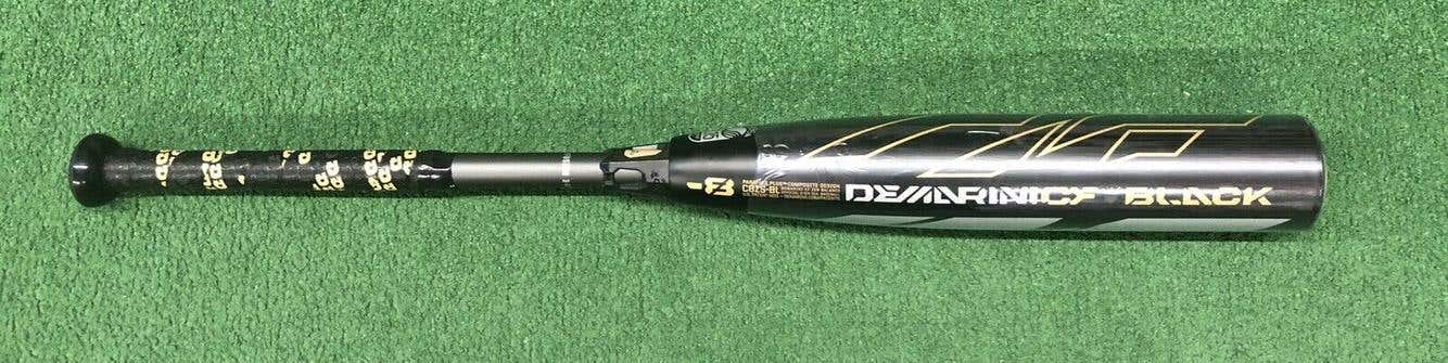2019 Demarini CF Black -8 Big Barrel Senior League Bat - 30" 22 oz. WTDXC8ZS-BL