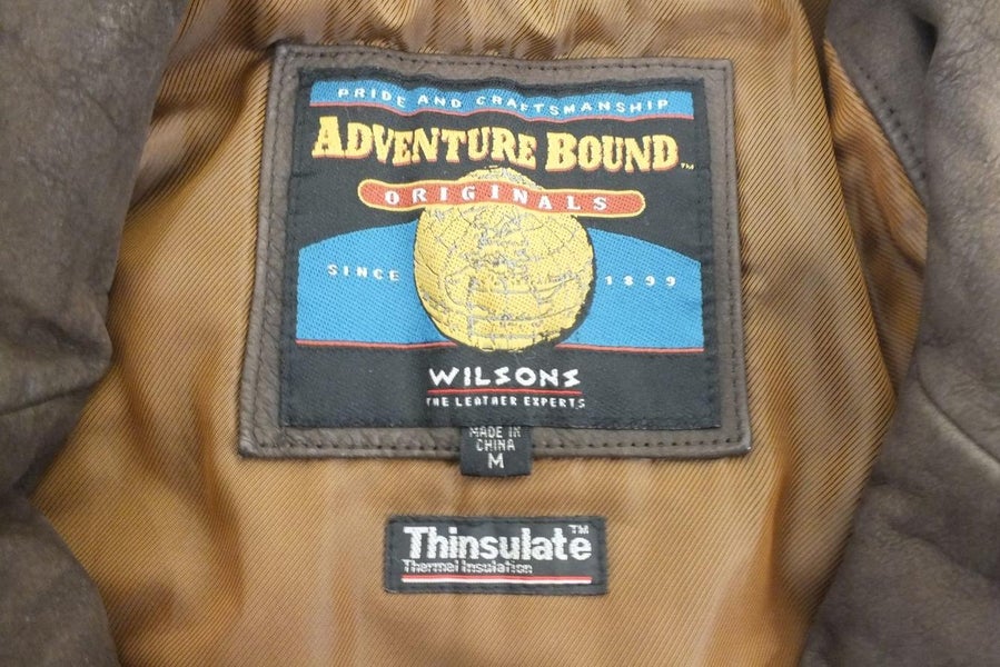 Wilson thinsulate leather on sale jacket