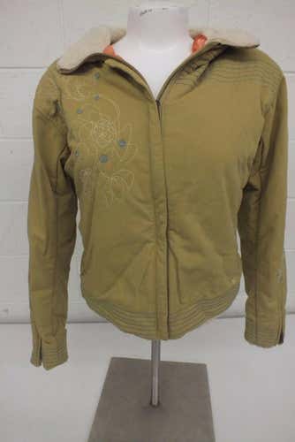 Mountain Hard Wear Lightly Insulated Yellow-Green Jacket Women's Small GREAT