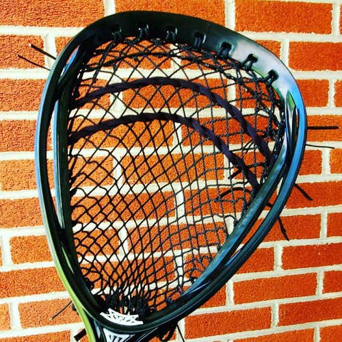 NEW Warrior Nemesis 2 Goalie Lacrosse Head Strung w/ 12D Semi Soft Mesh w/ 550 Top String Paracord
