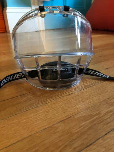 Bauer “fish Bowl” Clear Visor. NEW Without Box
