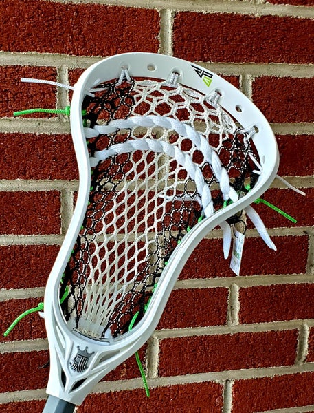 Brine RP3 X Brand New Lacrosse Head Hand Strung w/ Mint Semi-Soft Mesh w/ a Mid Pocket