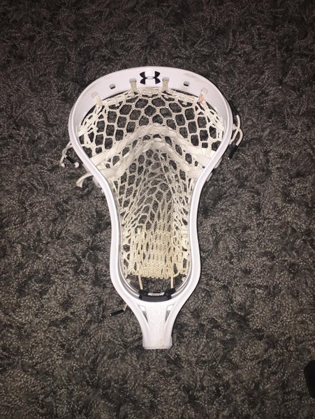 Under Armour Command Used White Lacrosse Head strung