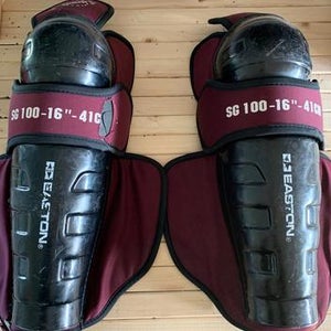 Sr Easton Catalyst Shin Pads, 16inch