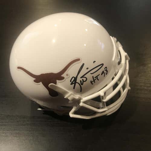 SIGNED UT MINI HELMET
