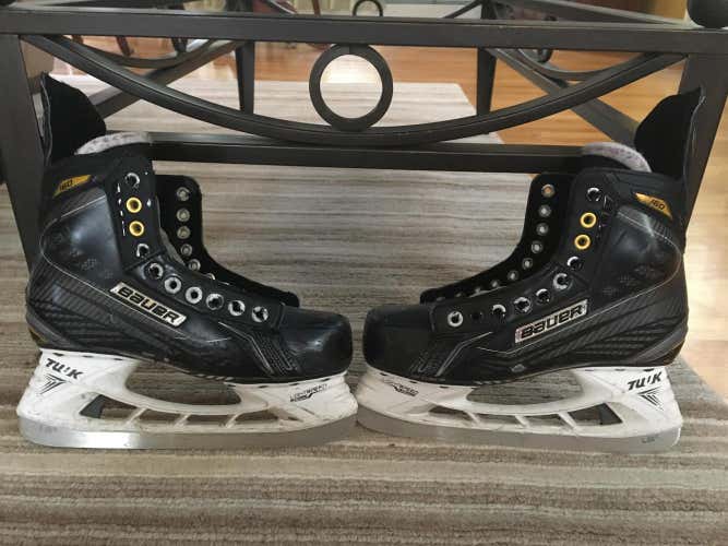 Used Bauer Supreme 160 Skates (New Blades)
