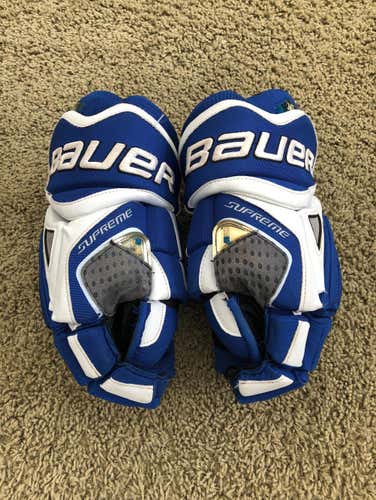 Bauer Supreme One95 14” Gloves (Royal Blue & White)