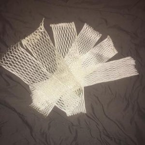 6 Pc White Mesh