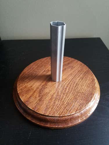 Handmade Oak Lacrosse Head Holder/Presentation Stand