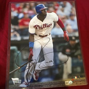 Domonic Brown Philadelphia Phillies Signed Autographed 8x10 Photo MLB Authenticated - Fanatics