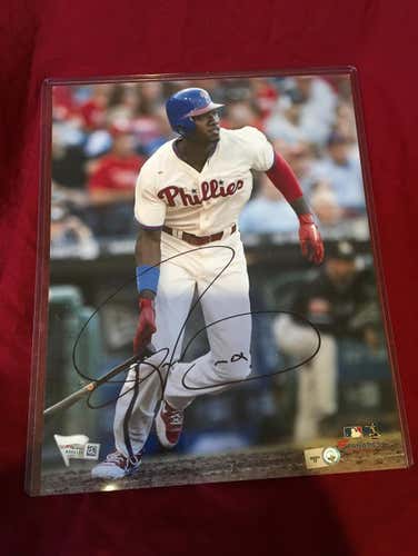 Domonic Brown Philadelphia Phillies Signed Autographed 8x10 Photo MLB Authenticated - Fanatics