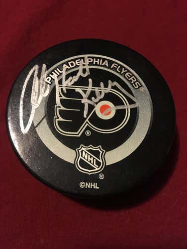 Philadelphia Flyers Signed Autographed Hockey Puck Lot - 3 Pucks