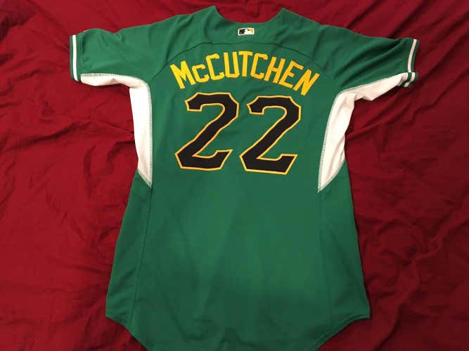 Pittsburgh Pirates #22 Andrew McCutchen St Patrick’s Day Green MLB Spring Training Jersey