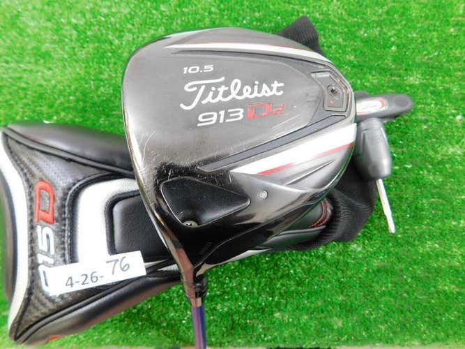 Titleist 913D2 10.5* Left Hand Driver Diamana S+ 62 Regular Graphite w HC Tool (Firm Price. No Trade