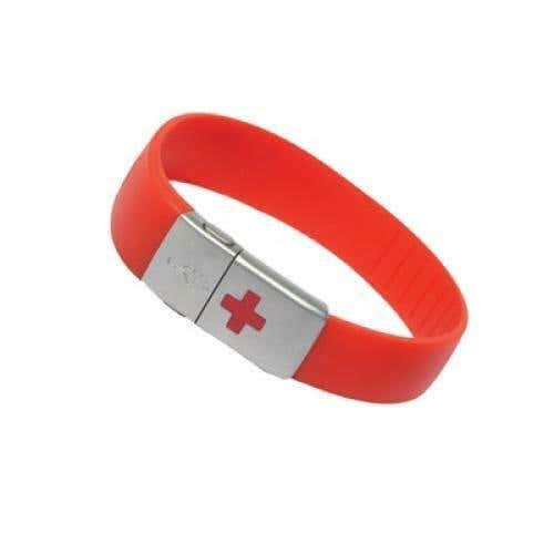 EPIC ID USB Emergency ID Bracelet White Brand New