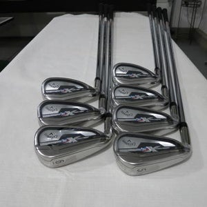 Callaway XR Iron Set - 5-PW, AW - Speed Step 80 Regular Flex Steel - NEW - LH