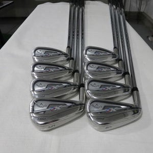 Callaway XR Pro Iron Set - 4-PW, AW - KBS Tour-V 90 Stiff Flex Steel - NEW - LH