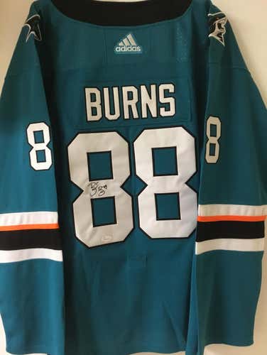 Sharks Brent Burns Signed Autographed Jersey JSA Authentication