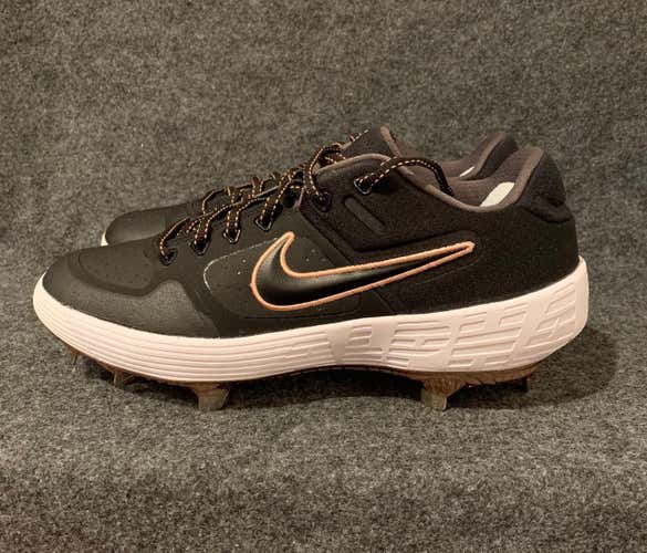 Nike Alpha Huarache Elite 2 Low Baseball Cleats Black Rose Gold AJ7732-009  Size 10
