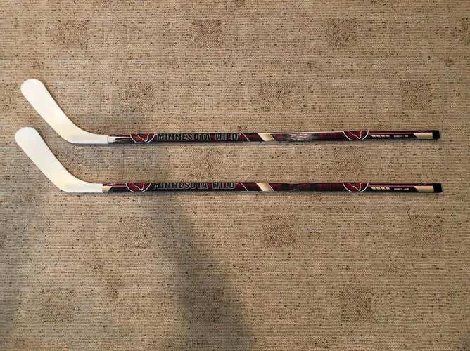 2 Minnesota Wild Floor/Street Hockey Sticks