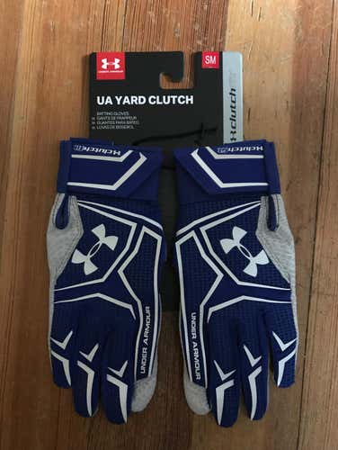 NEW Under Armour Men’s Yard Clutchfit Batting Gloves (Size Small)