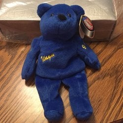 Wayne Gretzky 1999 Bammers Beanie Bear