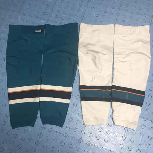 San Jose Sharks Game Used Socks Set Large