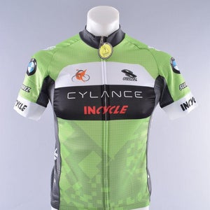 Cylance Pro Cycling Team Suarez Short Sleeve Jersey Men's Medium Green Bike