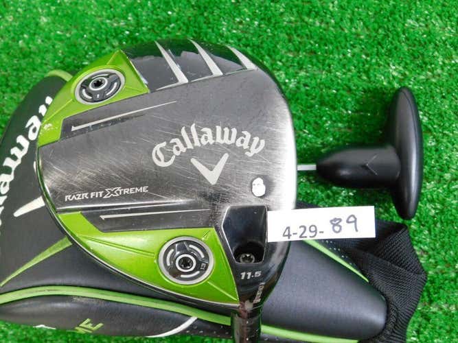 Callaway RAZR Fit Xtreme 11.5* Driver Aldila Trinity 65 A Senior with HC & Tool (Firm Price. No Trad