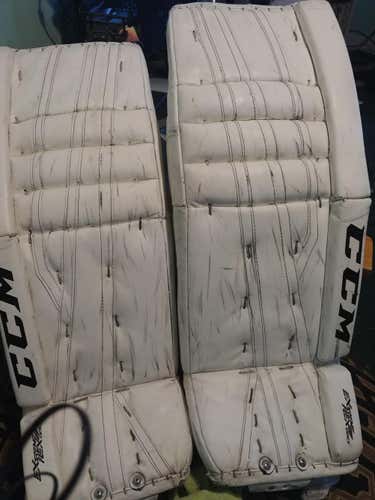 New CCM Goalie Leg Pads Senior Extreme Flex 860 32"+1