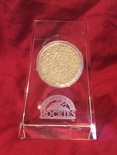 2010 Colorado Rockies Game Used Dirt Coors Field MLB Authenticated - Steiner