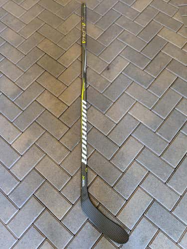 Warrior Alpha QX Left W28 Gallagher Grip 70 Flex Sr