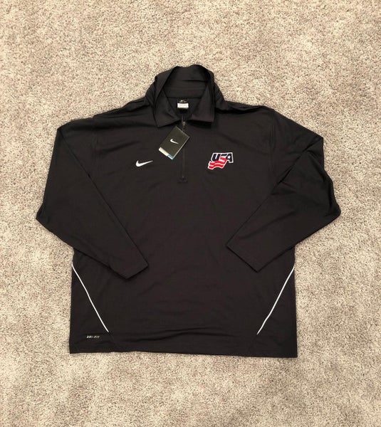 USA Hockey Nike Quarter ZIP New With Tags